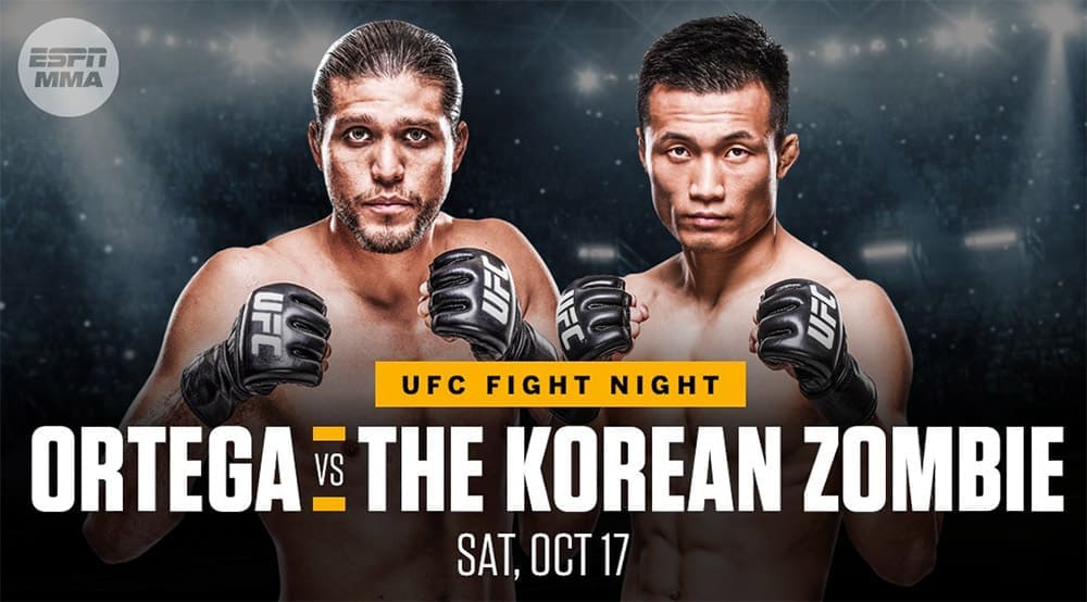 UFC Fight Night 180: Ортега – «Корейский Зомби»