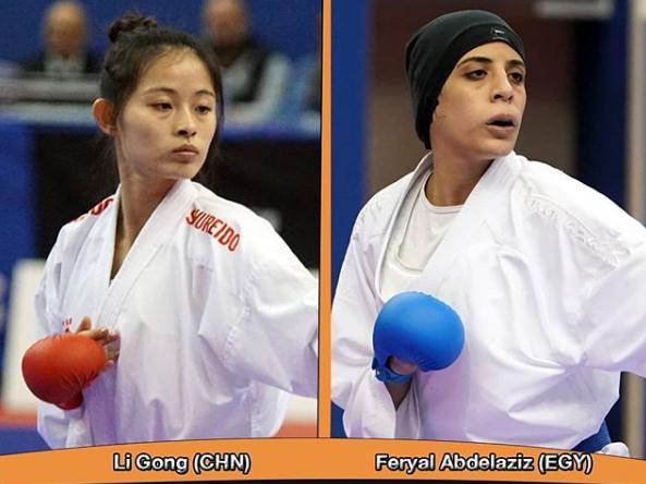 Who will win in the final of Female Kumite -68kg