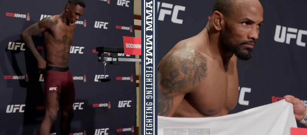 Weigh-in: результаты взвешивания к UFC 248. Исраэль Адесанья vs Йоэль Ромеро; Вэйли Чжан vs Джоанна Йенджейчик. Итоги результаты взвешивания