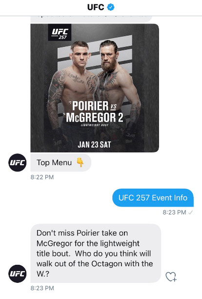Макгрегор ПОрье UFC 257