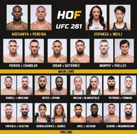 Смотрите видео церемонии взвешивания участников шоу UFC 281