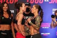 Лиз Кармуш победила Джулиану Веласкес болевым приемом на Bellator 289 – видео