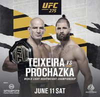 Хайлайты боя Иржи Прохазки и Гловера Тейшейры на турнире UFC 275 - видео