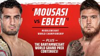 Bellator 282: Мусаси – Эблен. Прямая трансляция, где смотреть турнир