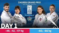 Видео финальной части первого дня Гран-при Загреба по дзюдо