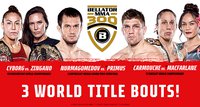  Портал Karate.ru представляет результаты турнира Bellator 300