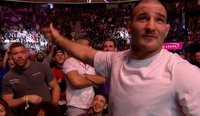 Видео драки Шона Стриклэнда с Дрикусом Дю Плесси на трибуне турнира UFC 296 в Лас-Вегасе