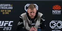  Главные моменты пресс-конференции после турнира UFC 293 – видео