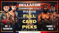Результаты и видео взвешивания всех участников Bellator Champions Series: Paris