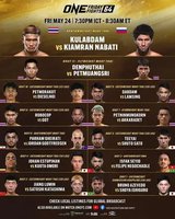 Бой «убийцы тайцев» Камрана Набати возглавит программу шоу ONE Friday Fights 64