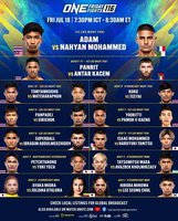 Российский нокаутёр выступит на бойцовском турнире ONE Friday Fights 116 в Таиланде