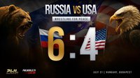Сборная России победила команду США в матчевой встрече по вольной борьбе в Будапеште, Венгрия