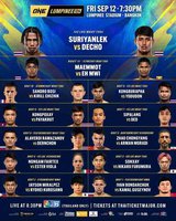 Два российских бойца одержали победы на турнире ONE Friday Fights 124 в Бангкоке, Таиланд