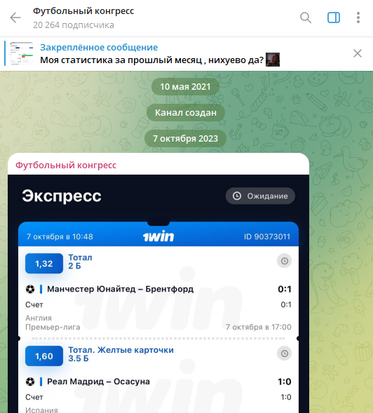 Футбольный конгресс телеграм