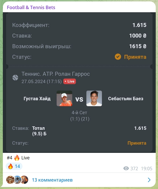 Football Tennis Bets