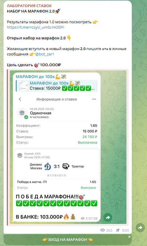 капер Bot Zar1