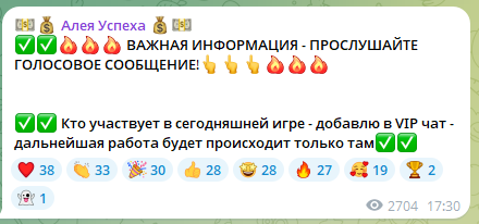 Алея успеха телеграмм