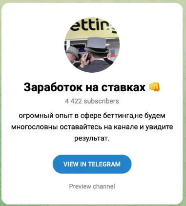 Заработок на ставках