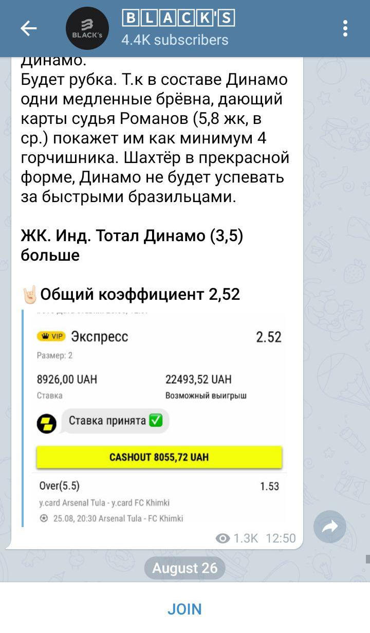 BLACKs каппер