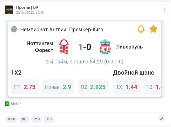 Против БК каппер Против БК каппер