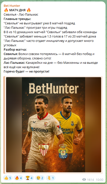 Bet Hunter каппер
