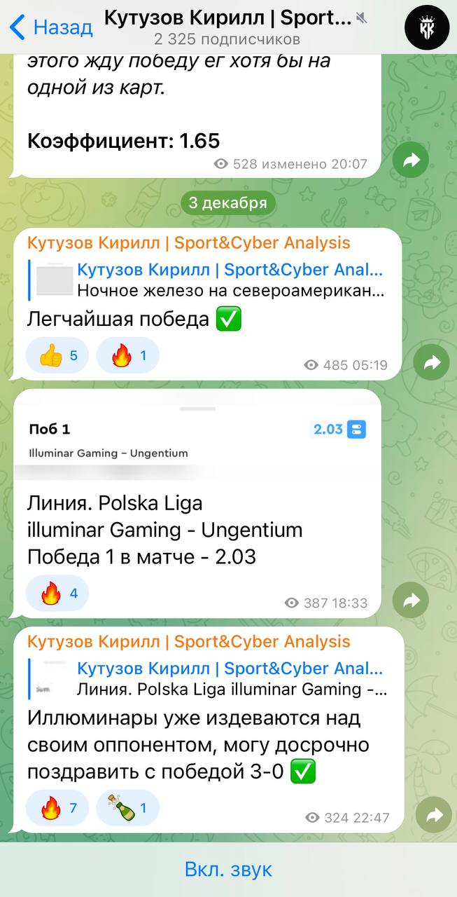 отзывы Sport Cyber Analysis