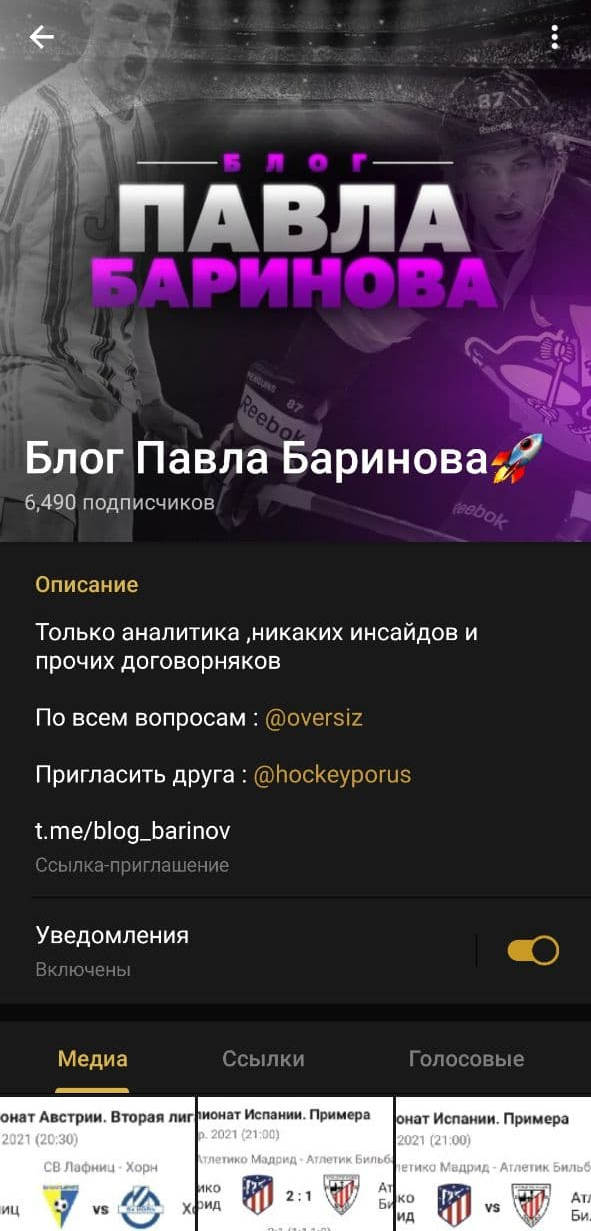 телеграм Блог Павла Баринова