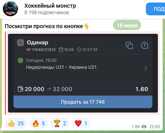Ceniakoval телеграм