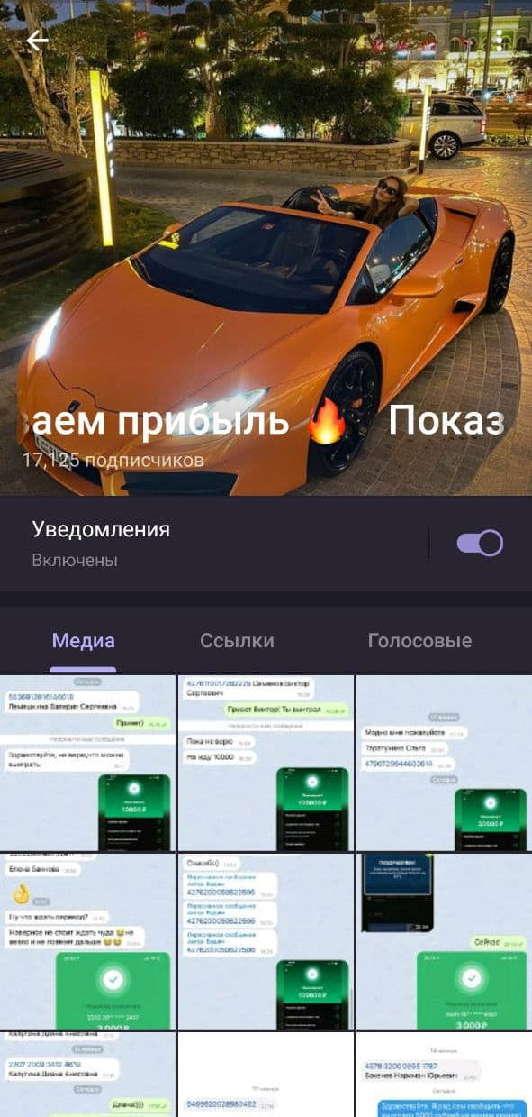 Показываем Прибыль