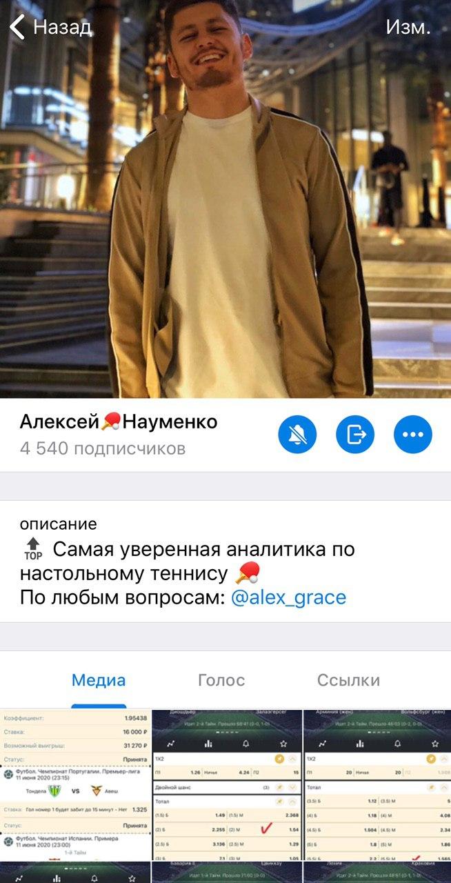 Алексей Науменко телеграм