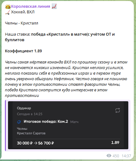 Королевская линия телеграмм