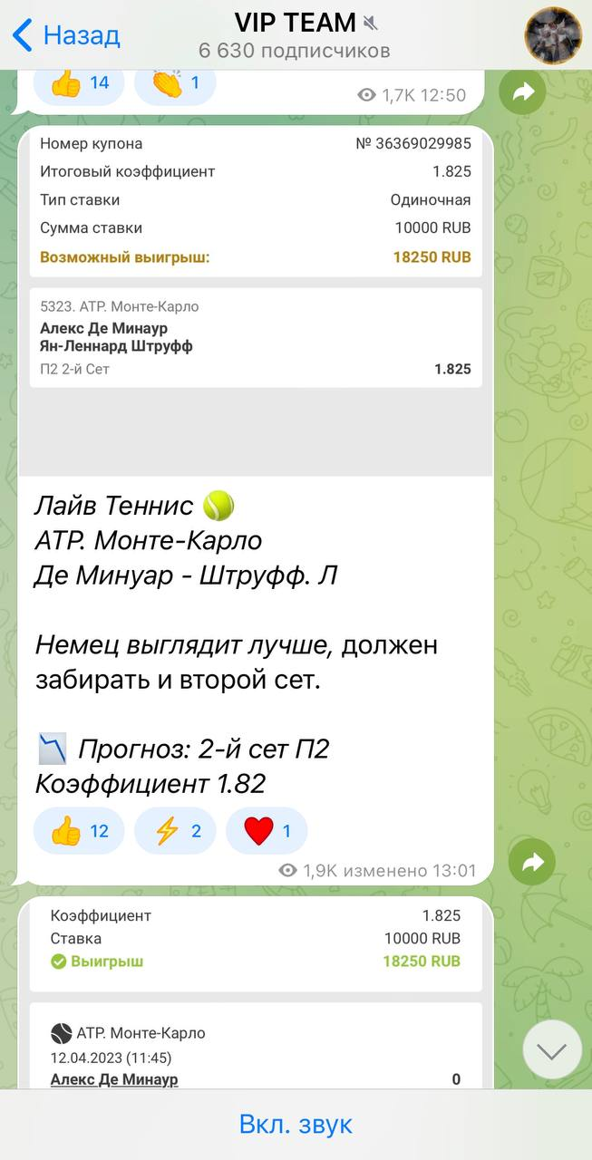 телеграм VIP Team