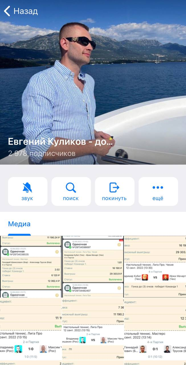 телеграм Евгений Куликов