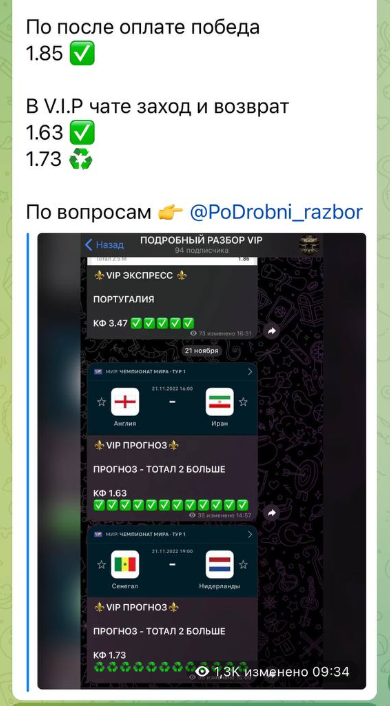 Подробный разбор Телеграмм канал Подробный разбор Телеграмм канал