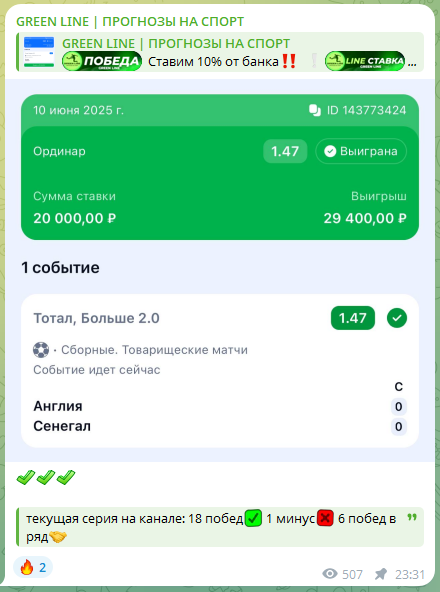 Green Line каппер проект Green Line каппер проект