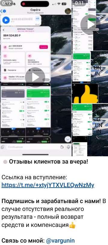 Телеграмм-канал Team VARG