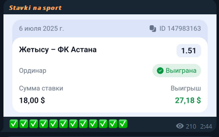 телеграмм Stavki na sport телеграмм Stavki na sport