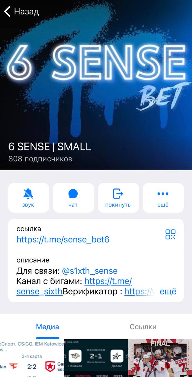 6 SENSE телеграмм 6 SENSE телеграмм