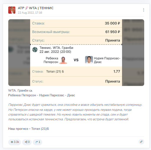 ATP WTA Теннис