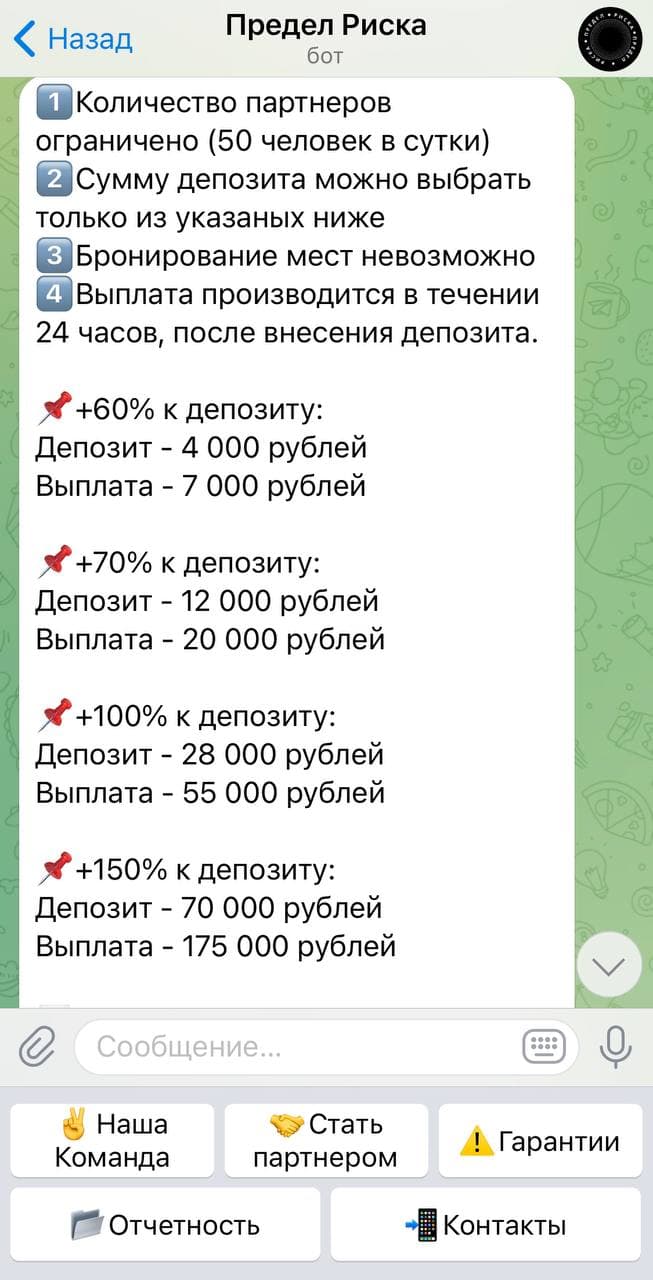 Предел Риска ставки каппер Предел Риска ставки каппер