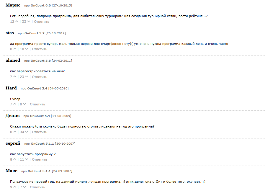 отзывы о программе Oncourt отзывы о программе Oncourt