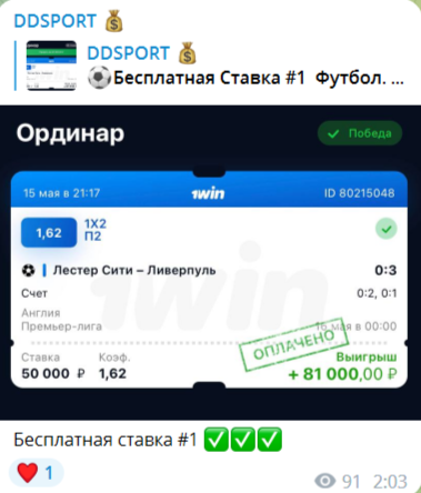 Ddsport каппер