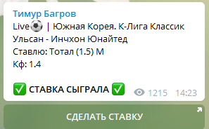 Тимур Багров каппер Тимур Багров каппер