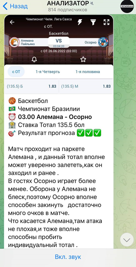 Анализатор телеграмм