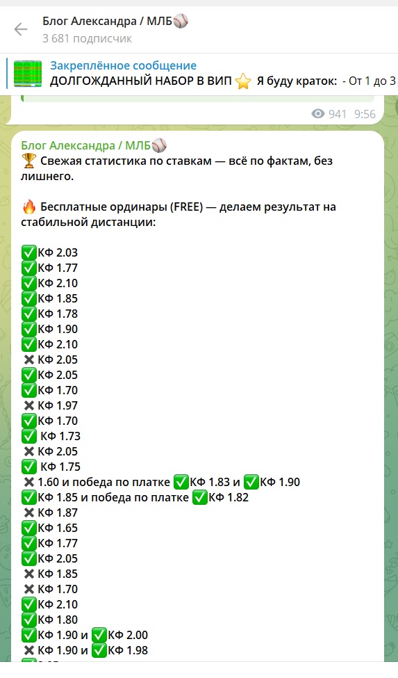 Блог Александра МЛБ каппер Блог Александра МЛБ каппер