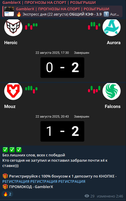 каппер BonusGamblerX