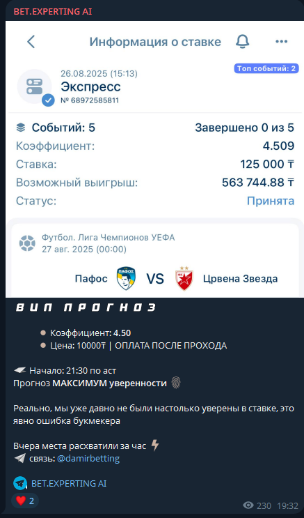 каппер Damirbetting каппер Damirbetting