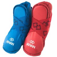 E12047-1 Защита стопы для тхэквондо ITF Kids New синяя/красная KHAN