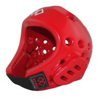 E1106803 Защита головы (шлем) для тхэквондо Club красный Khan
